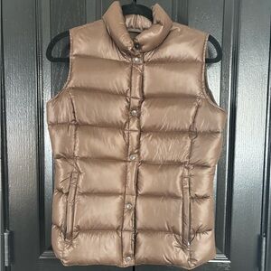 Lands' End Brown Puffer Vest